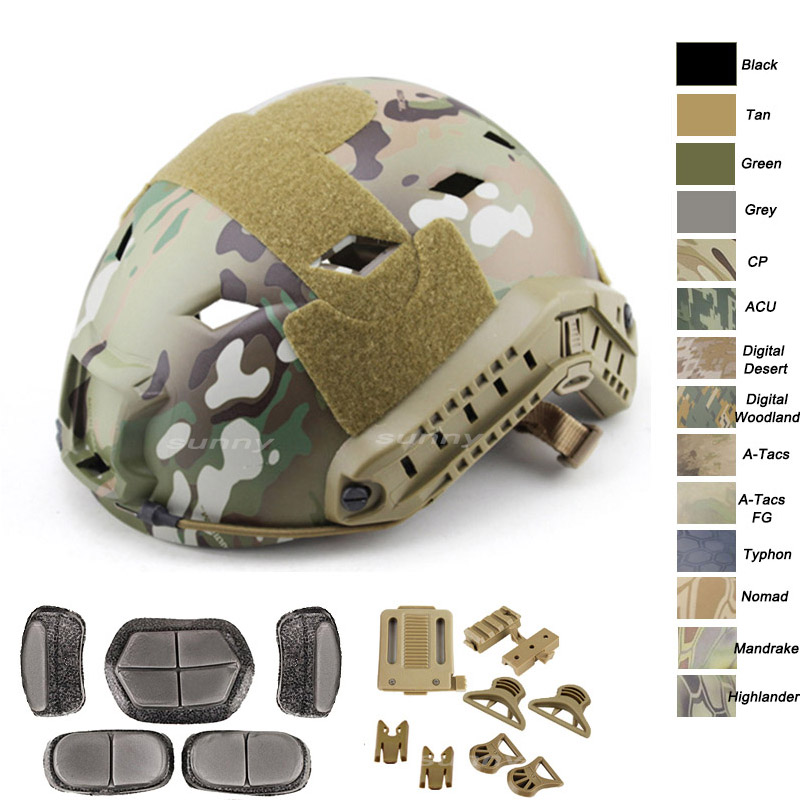 Outdoor Sport Airsoft Paintabll Shooting Helmet Head Protection Gear
