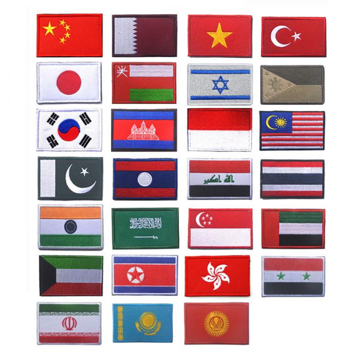 Asian  国旗パッチ